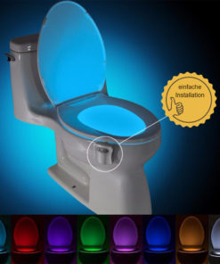 Farbiges WC Nachtlicht Bewegungssensor