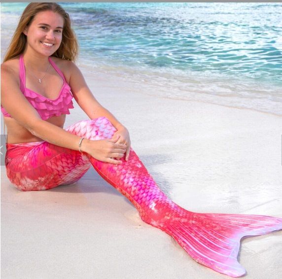 Mermaid, Meerjungfrau Flosse Schwimmanzug