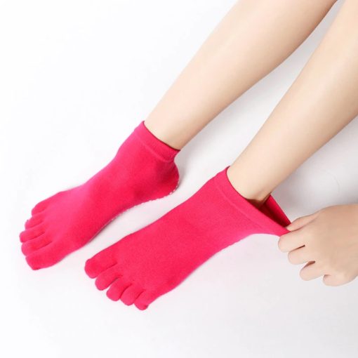 Anti Rutsch Yoga Socken mit Zehen