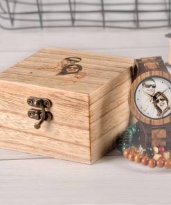 Foto Gravur Holz-Uhr kaufen