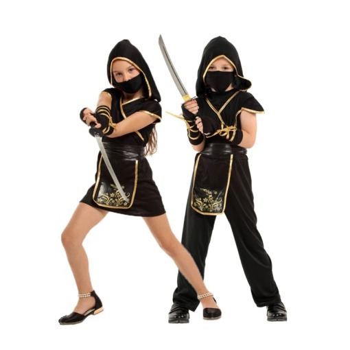 Kinder Ninja Kostüm mit Schwert kaufen
