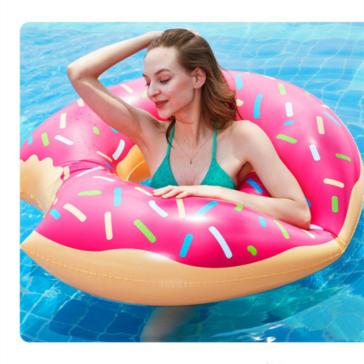 Aufblasbarer Schwimm-Ring als Angebissener-Donut kaufen